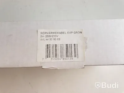 5 st. Rörvärmekablar olika längd, EVP