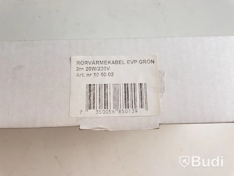 5 st. Rörvärmekablar olika längd, EVP