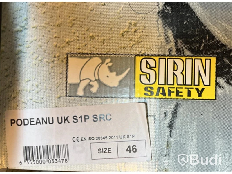 Svetssko Sirin Safety Podeanu s1p, stl. 46 svart/blå
