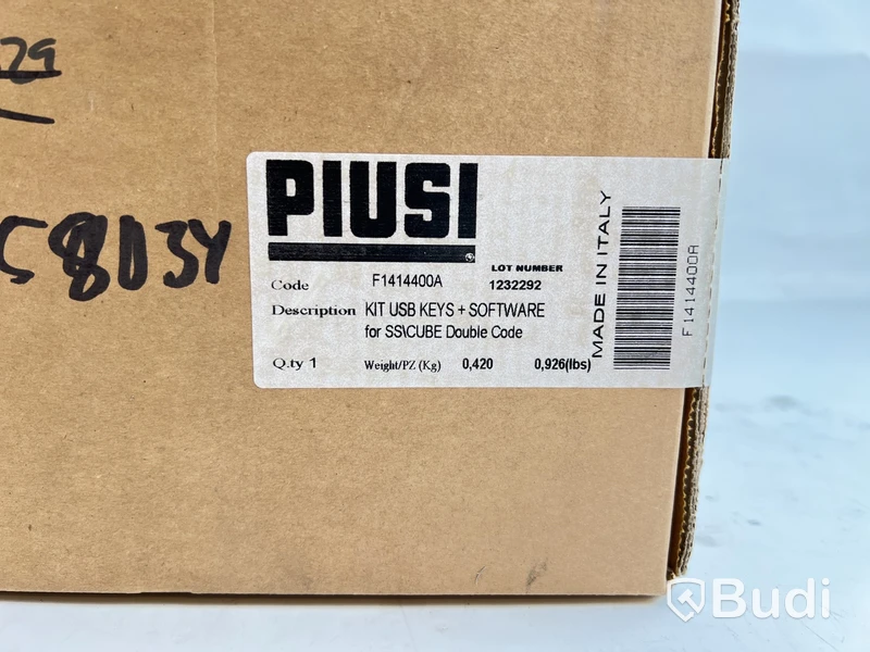 3 st. Kit USB keys + software for SS7Cube double code, Piusi
