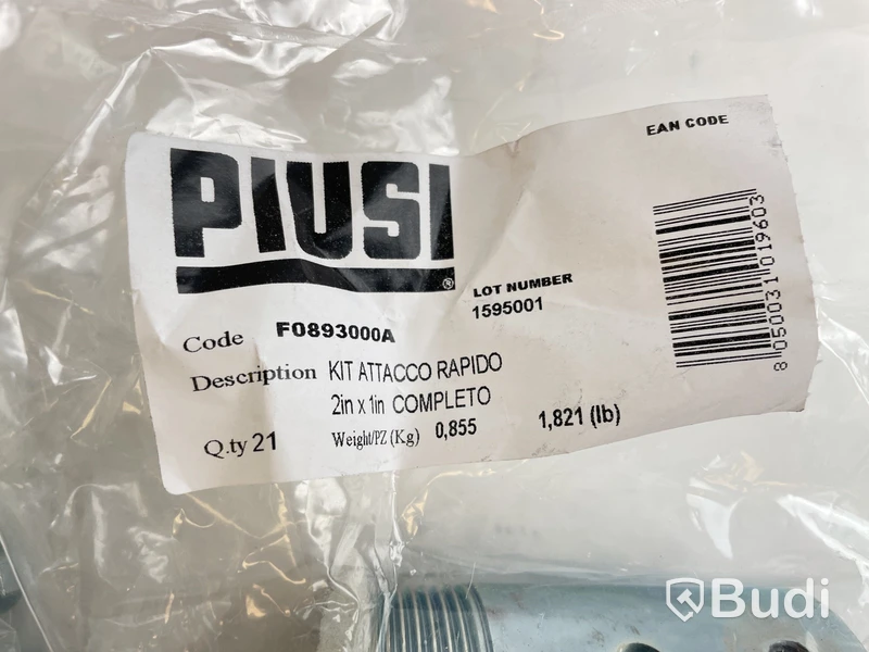 2 st. Kit attacco rapido Piusi
