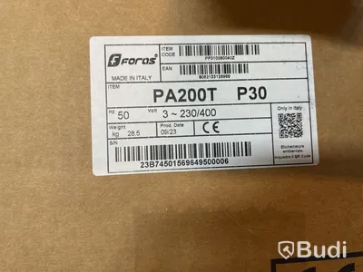 Pump PA200T M. Ejektor 400V, Foras