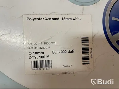 Polyesterlina 3-strand Liros, 100 m på spole