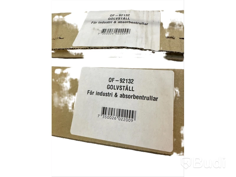 Golvställ för torkpapper och absorbentrullar