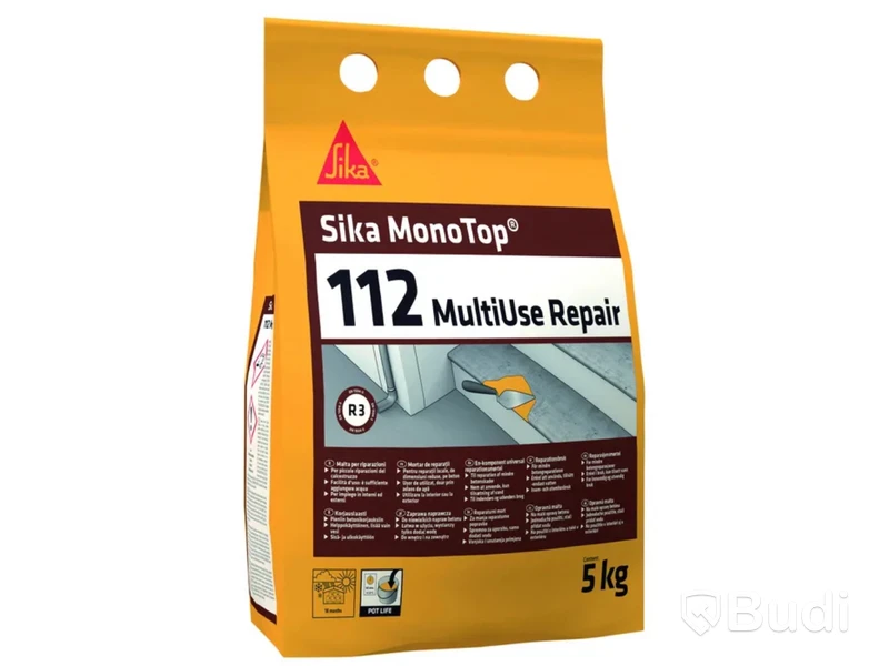 6 st. Lagningsbruk SikaMonoTop-112 MultiUse 5KG