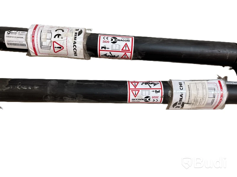 2 st. 2 st. K-axel, stl.4, 1010 mm, med bryt