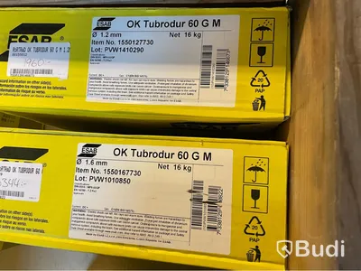 2 st. Rörtråd Esab, Ok Tubrodur 60 G M, olika storlekar