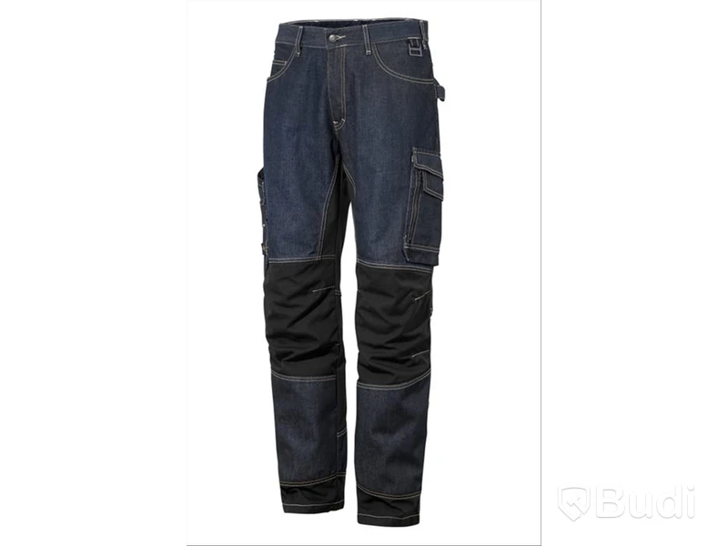 2 st. Hantverksbyxa Björnkläder, stl. C148, Nordic stretch jeans bom denim,