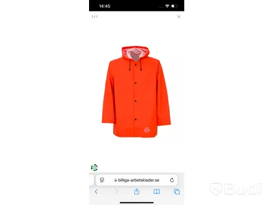 Regnjacka och regnbyxor Abeko, stl. XL, 123011 och 124011, orange