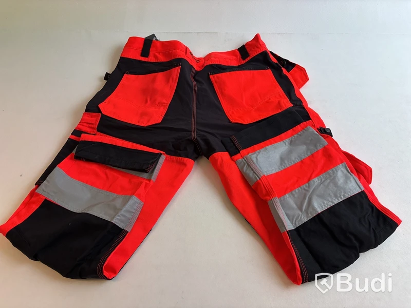 Hantverksbyxa Gesto Workwear, orange/svart, stl. D116