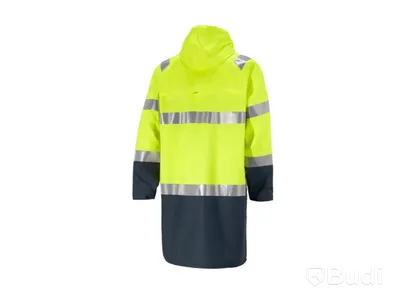 Regnjacka Gesto, Hivis, Klass 3, gul/marin, stl. S