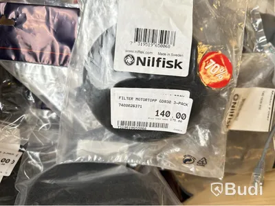 Parti med diverse Nilfiskprodukter