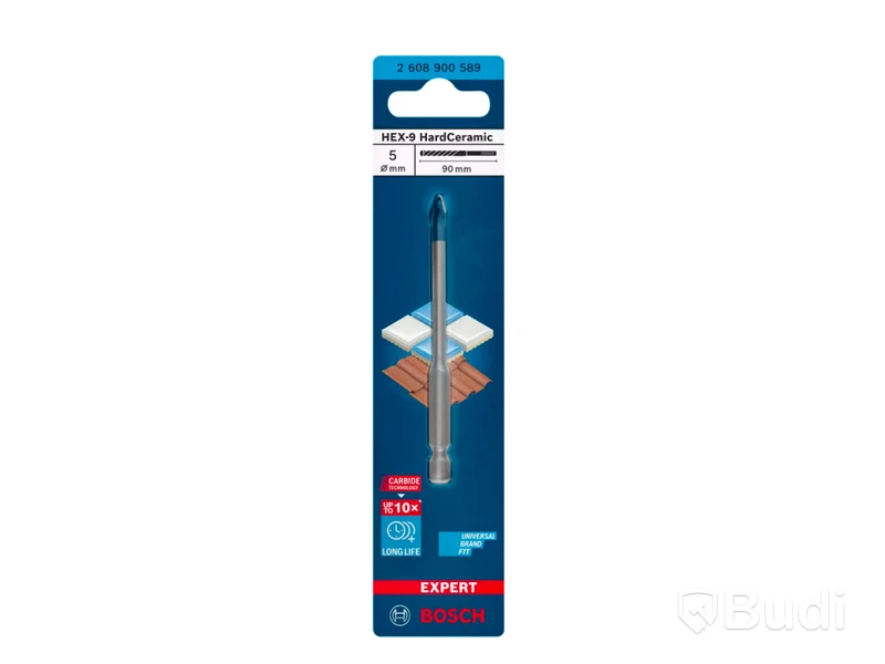 24 st. Borr, Bosch Expert, Hex-9 Hard ceramic, ø 5mm