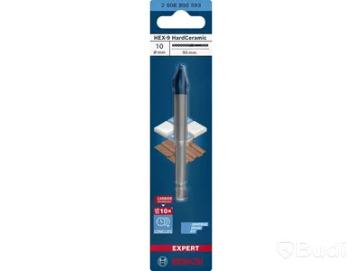 16 st. Borr, Bosch Expert, Hex-9 Hard ceramic, ø 10mm