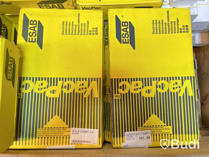 Parti med Elektroder, ESAB, olika sorter