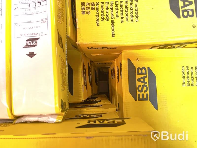 Parti med Elektroder, ESAB, olika sorter