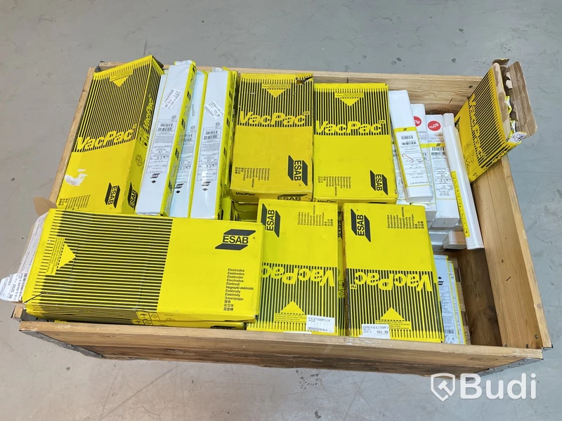 Parti med Elektroder, ESAB, olika sorter