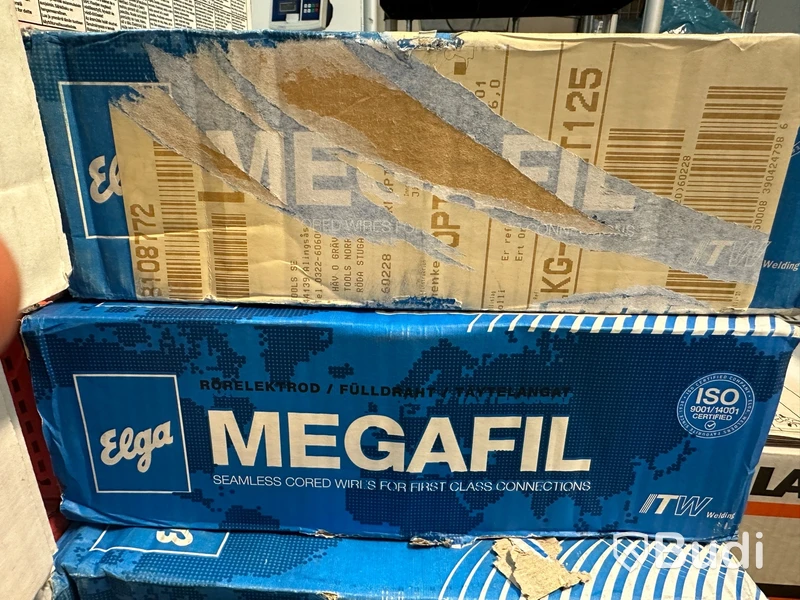 Parti med svetstråd Elga, Hobart, Filarc, Kiswel, olika modeller