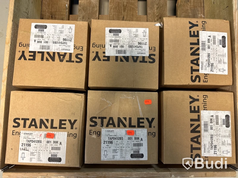 6 st. Förp. Blindnit/popnit Stanley, TAPD412BS 001 B8K