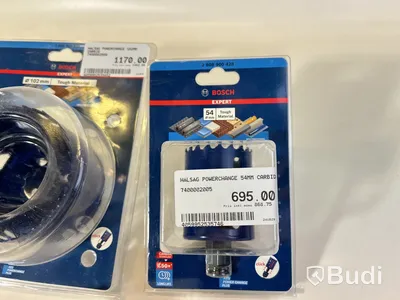 3 st. Hålsåg Bosch, Powerchange Carbid, 54 mm och 102 mm
