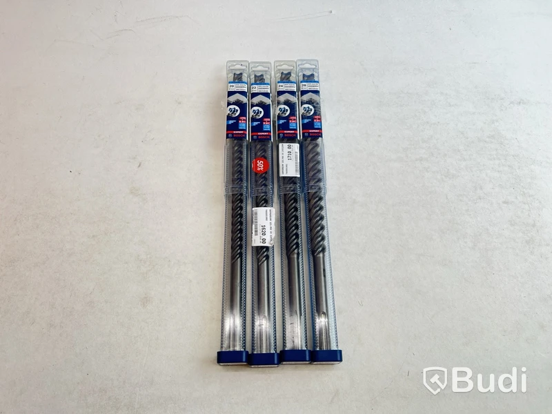 4 st. Hammarborr Bosch expert, SDS MAX 8X, 400/520 mm, olika diameter