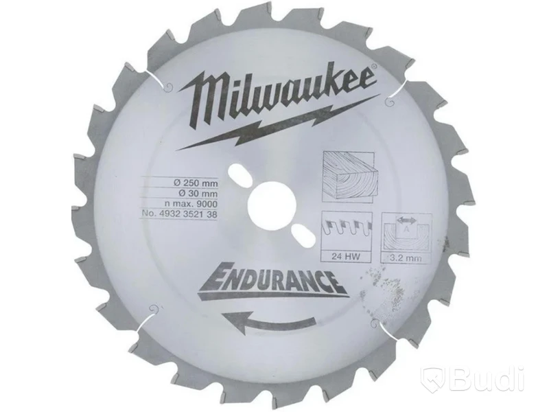 2 st. Sågklingor Milwaukee, 250x3,2x30 mm, 24T