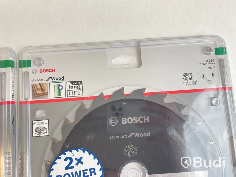 4 st. Cirkelsågklinga Bosch, olika modeller