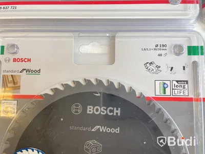 4 st. Cirkelsågklinga Bosch, olika modeller