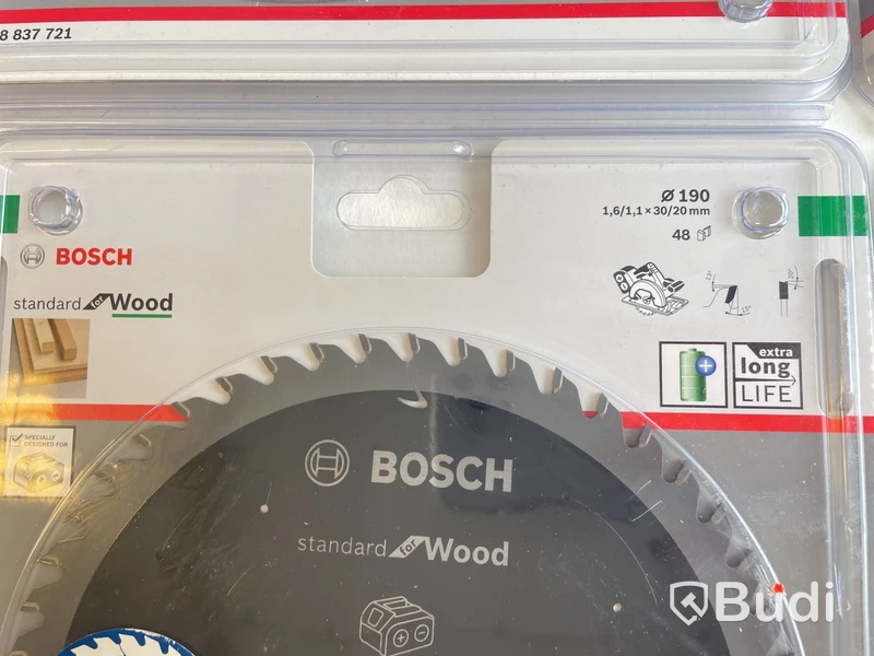 4 st. Cirkelsågklinga Bosch, olika modeller