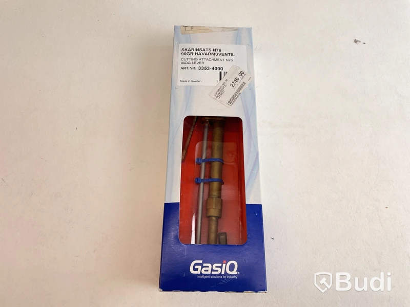 Skärinsats Gasiq, N76 90gr Hävarmsventil 3353-4000