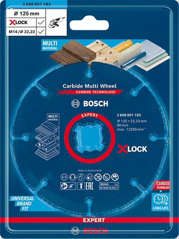 (NY) 10 st. Kapskiva Bosch, XL Multiwheel