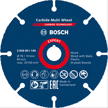 (NY) 28 st. Kapskiva multiwheel 76x10 mm HM
