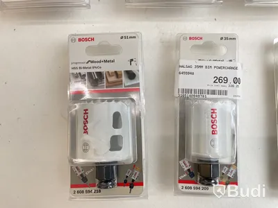 Parti med hålsågar Bosch, olika modeller