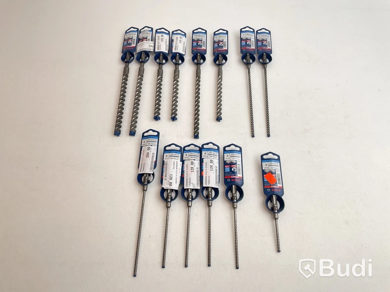 Parti med Hammarborr, Bosch, olika sorter