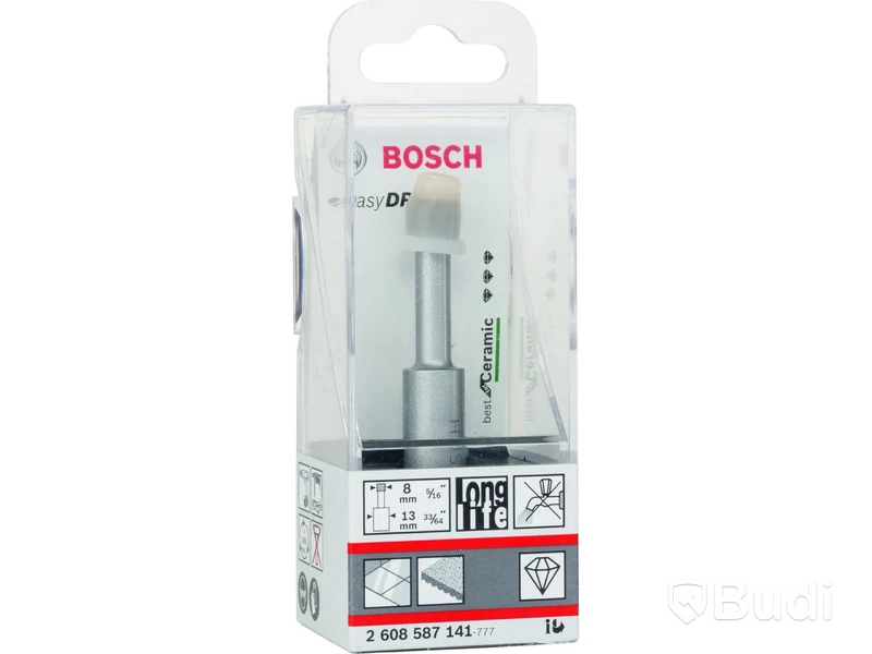4 st. Diamantborrar Bosch, Easydry, 8 mm