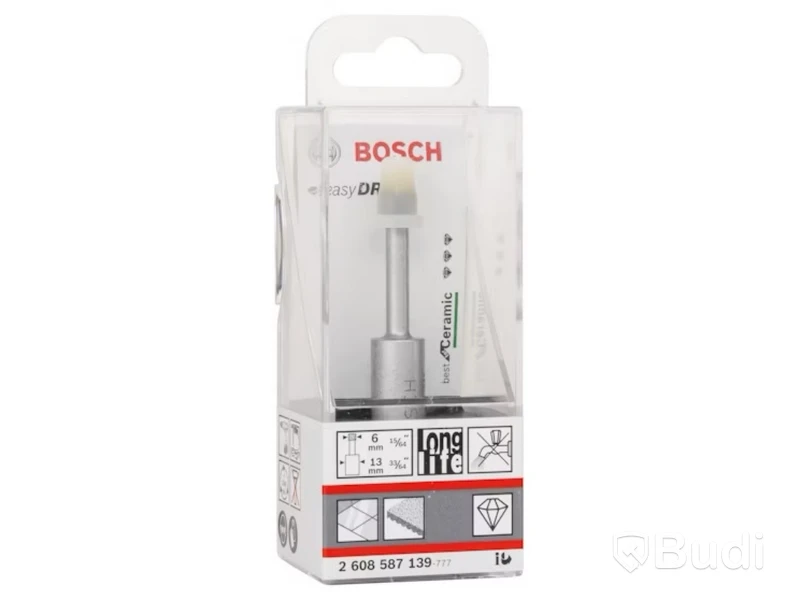 4 st. Diamantborrar Bosch, Easydry, olika storlekar