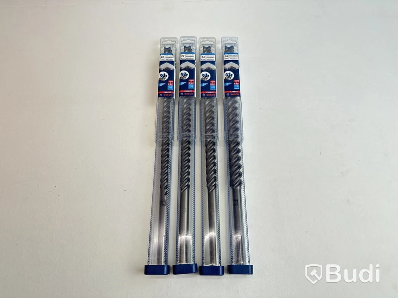 4 st. Hammarborr Bosch Expert, SDS-MAX 8X, olika storlekar