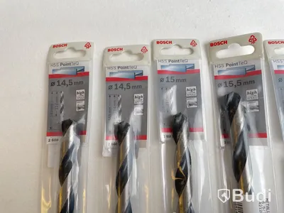 Parti med metallborr Bosch, HSS-R, olika storlekar
