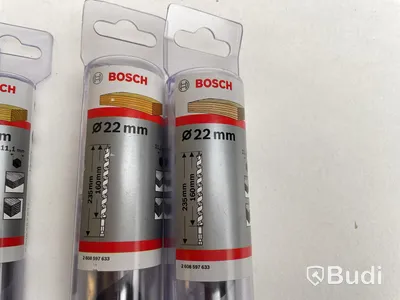 Parti med Träspiralborr Bosch, olika storlekar