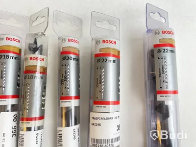 6 st. Träspiralborr Bosch, olika modeller och storlekar