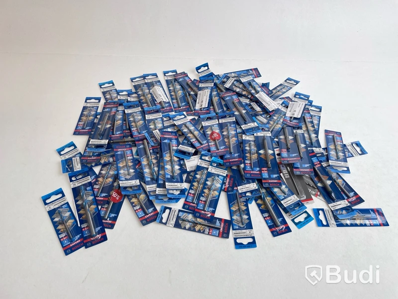 Parti med Borr CYL multiconstruction Bosch och Borr hex hardceramic, olika modeller och storlekar