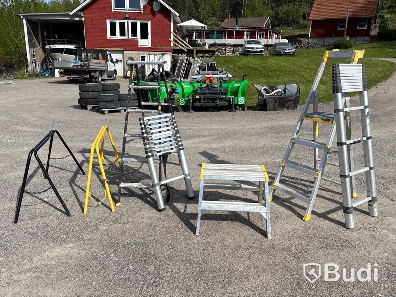 Stegar och gipsbockar.