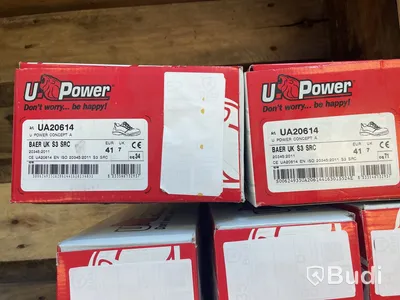 Parti med Skydds- och arbetsskor, U-power, 8 par, stl. 41