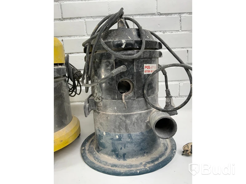 3st Industridammsugare kit. OBS fattas slangar på 2st