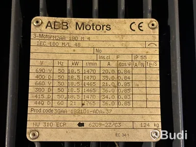 2 st elmotorer Asea & ABB
