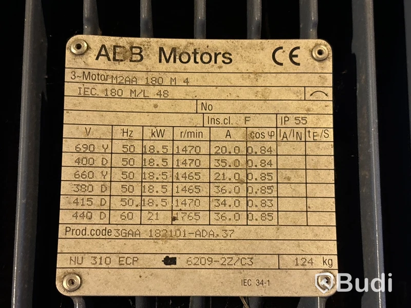 2 st elmotorer Asea & ABB