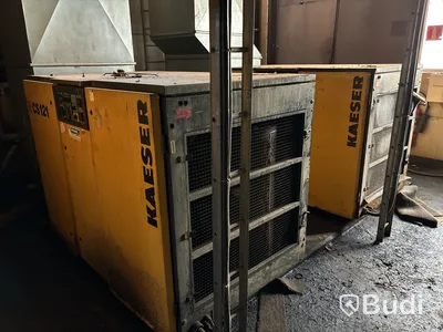 2 st kompressorer & lufttork Kaeser CS121