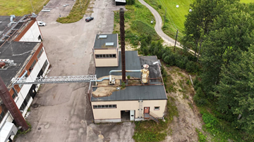 Biobränslepanna Saxlund 4 MW - för demontering