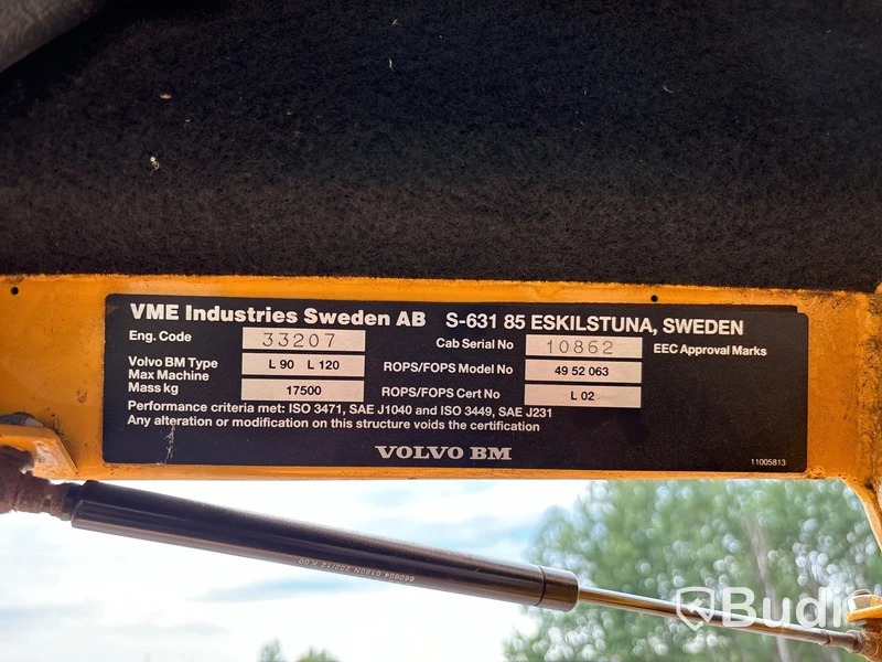 Hjullastare Volvo L90 | 26230h | 1989