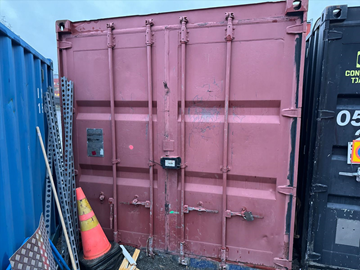 Container, 20 fot inklusive innehåll